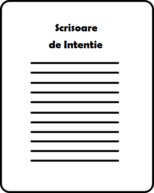Scrisoare de intenție - Romană